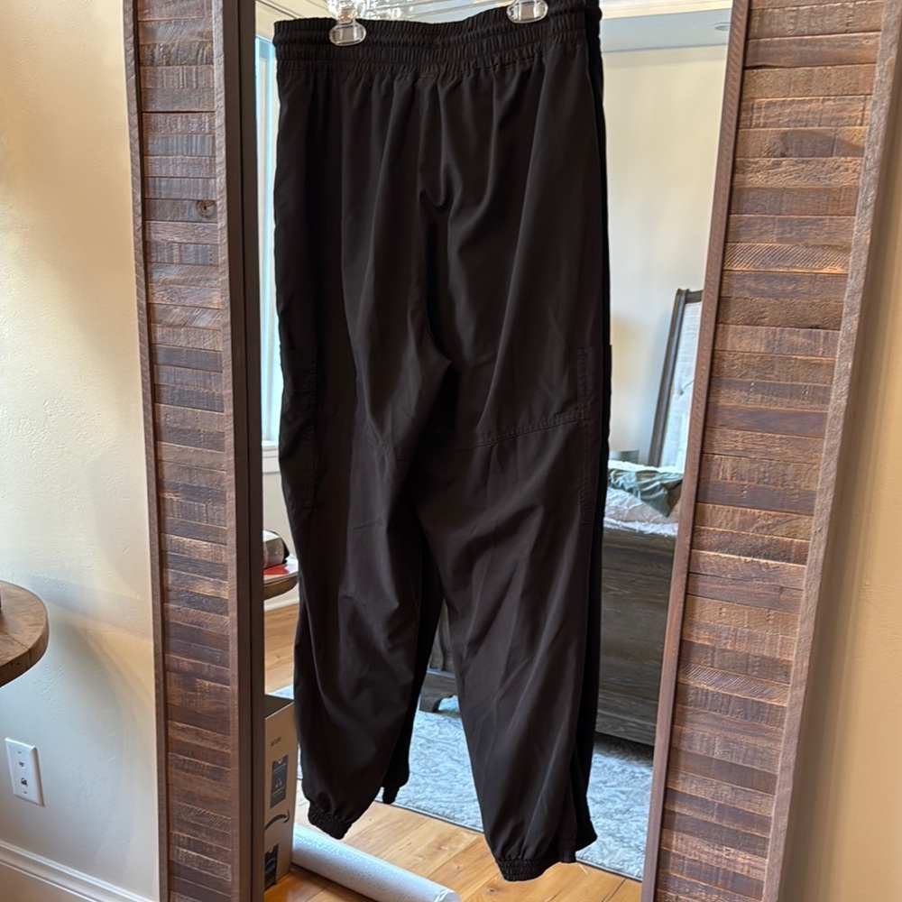 Black Drawstring Jogger Pants - Picture 2 of 4